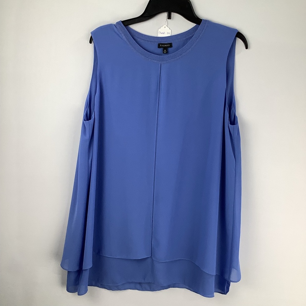 Talbots Sleeveless Blouse Tank Top womens size XL